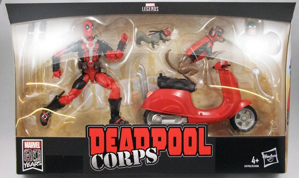 Marvel Legends Ultimate Figure & Vehicle set Deadpool Corps Scooter NIB Sealed 