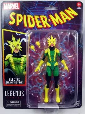 Marvel Legends - Electro Francine Frye (Spider-Man Retro Collection Series) - S�rie Hasbro