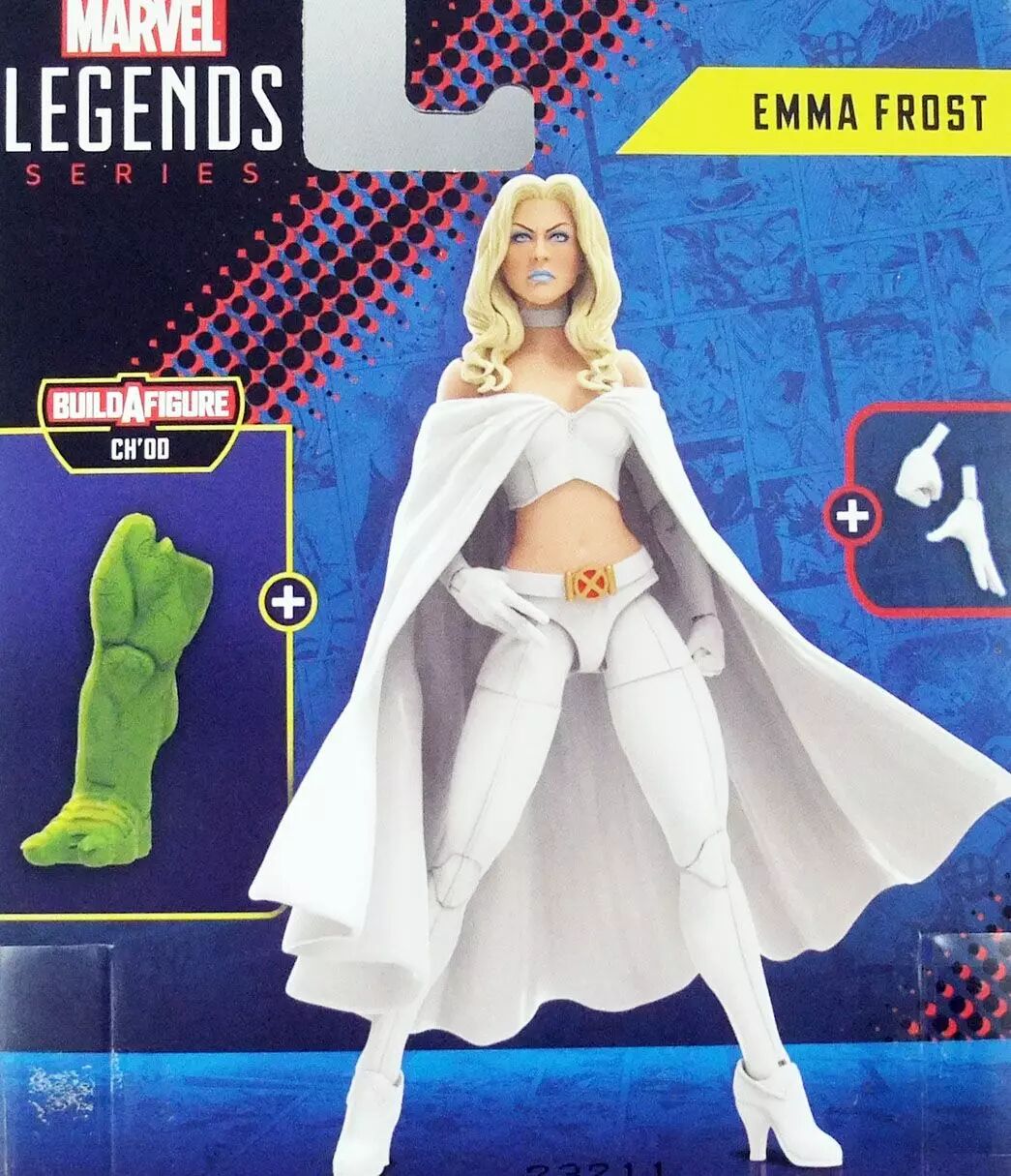 White Cloth Cape For Marvel Legends Emma Frost (White Queen) Figure - 6" Scale Accessory