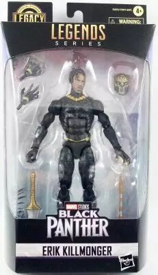 Marvel Legends - Erik Killmonger - S�rie Hasbro (Marvel Studios Legacy Collection)