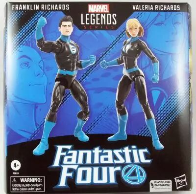 Marvel Legends - Franklin & Valeria Richards - S�rie Hasbro