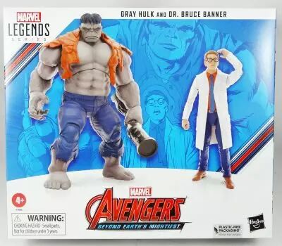 Marvel Legends - Grey Hulk & Dr. Bruce Banner (Avengers Beyond Earth\'s Mightiest) - S�rie Hasbro
