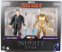 Marvel Legends - Happy Hogan & Iron Man Mark XXI (The Infinity Saga) - Serie Hasbro