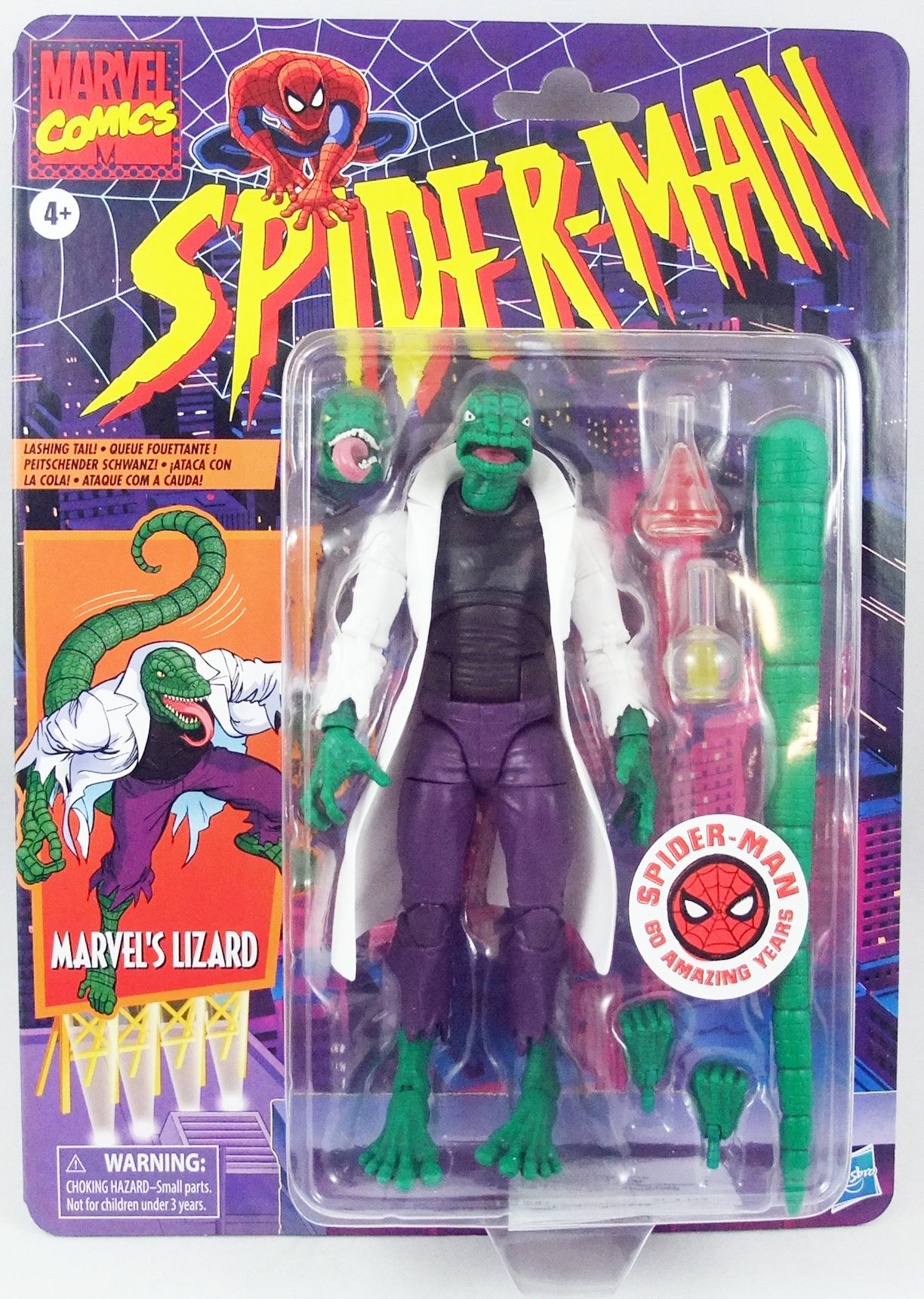 Marvel Legends Lizard Spider Man 1994 Animated Series Series Hasbro