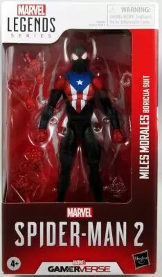 Marvel Legends - Miles Morales \ Boricua Suit\  (Spider-Man 2) - Series Hasbro (Gamerverse)