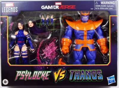 Marvel Legends - Psylocke & Thanos - Series Hasbro (Gamerverse)
