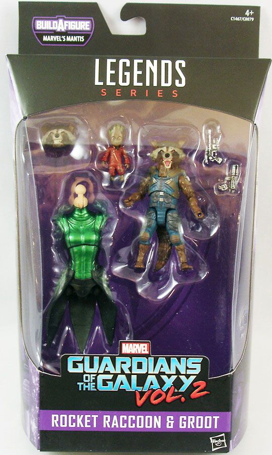 MARVEL Legends Guardians of the Galaxy Rocket & Groot 6" inch passed HASBRO 