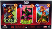 Marvel Legends - Rogue, Sauron, Shanna the She-Devil \ Savage Land\  - Serie Hasbro Gamerverse (Exclusive pack)