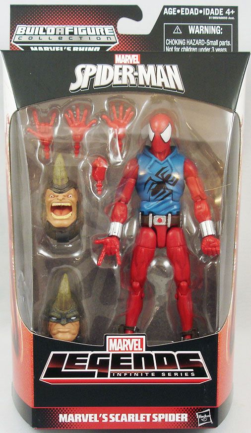 marvel legends scarlet spider rhino