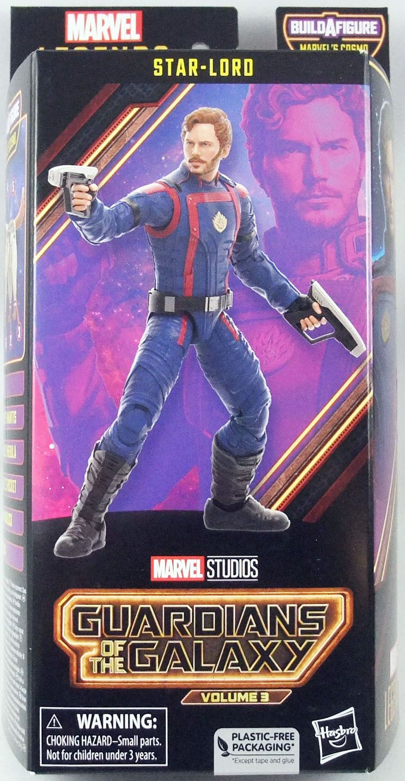 Exclusive Marvel Legends Series Star-Lord Guardians of the Galaxy Figure.