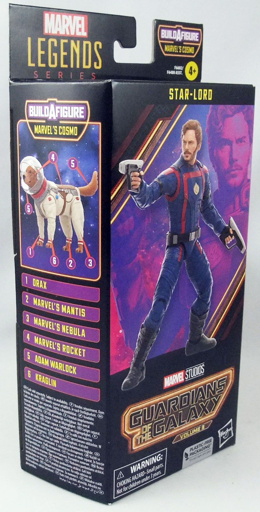 Guardians of the Galaxy Vol. 3 Marvel Legends Star-Lord 6-Inch