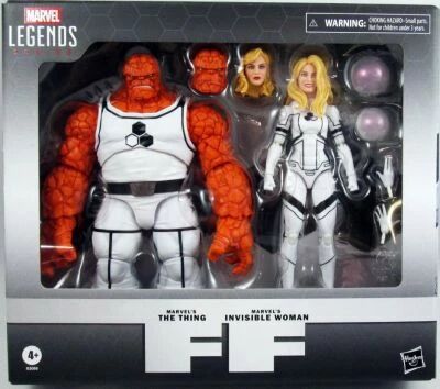 Marvel Legends - The Thing & Invisible Woman \ Future Foundation\  - Serie Hasbro