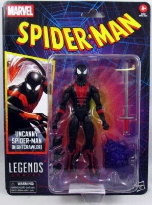 Marvel Legends - Uncanny Spider-Man Nightcrawler (Spider-Man Retro Collection Series) - S�rie Hasbro