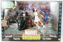 Marvel Legends - Urban Legends set : Daredevil, Punisher, Elektra, Spider-Man - ToyBiz