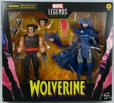 Marvel Legends - Wolverine & Psylocke (Wolverine 50 Years) - S�rie Hasbro