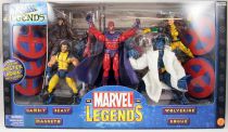 Marvel Legends - X-Men Legends set : Gambit, Rogue, Beast, Magneto, Wolverine - ToyBiz