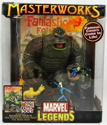 Marvel Legends Masterworks - The Fantastic Four meet the Mole Man - ToyBiz