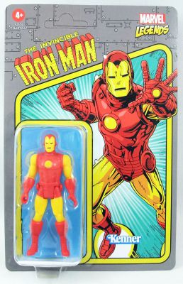 Marvel Legends Retro Collection Series Actionfiguren 10 cm 2021 Iron Man 