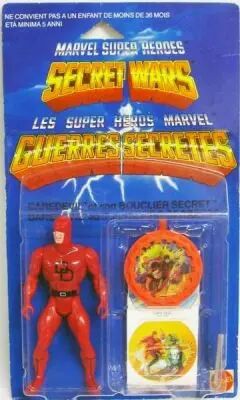 Marvel Guerres Secrètes secret wars Iron Man neuf sous blister 1984 Mattel
