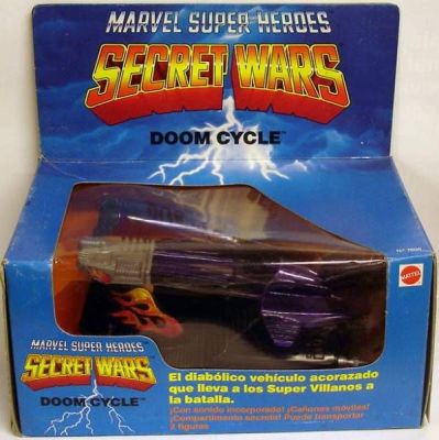 Secret Wars-Turbo Cycle Mattel Neuf dans sa boîte