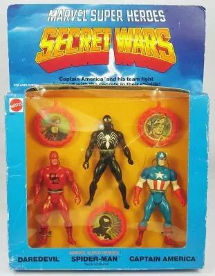 Figurine Mattel Captain America - Guerres Secrètes Marvel - Version Française
