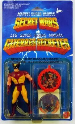 Marvel Secret Wars - Wolverine (loose with Europe blister card) - Mattel
