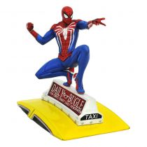 Marvel Select Gallery Diorama - Gamerverse PVC Statue - Spider-Man on cab
