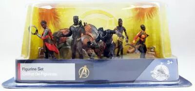 Marvel Studios - Disney Store - Set Figurines PVC - Black Panther
