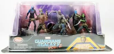 Marvel Studios - Disney Store - Set Figurines PVC - Guardians of the Galaxy Vol.2