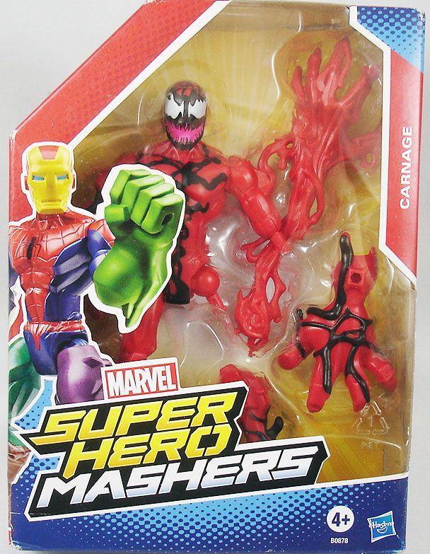 Super Hero Mashers CARNAGE Figurine HASBRO 2015 MARVEL B0878 neuf RARE 