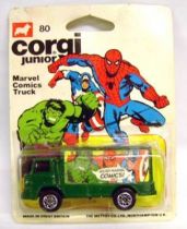 Marvel Super-Heroes - Corgi Junior ref. 80 - Marvel Comics Truck (Mint on Card)