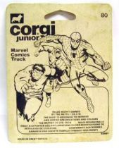 Marvel Super-Heroes - Corgi Junior ref. 80 - Marvel Comics Truck (Mint on Card)
