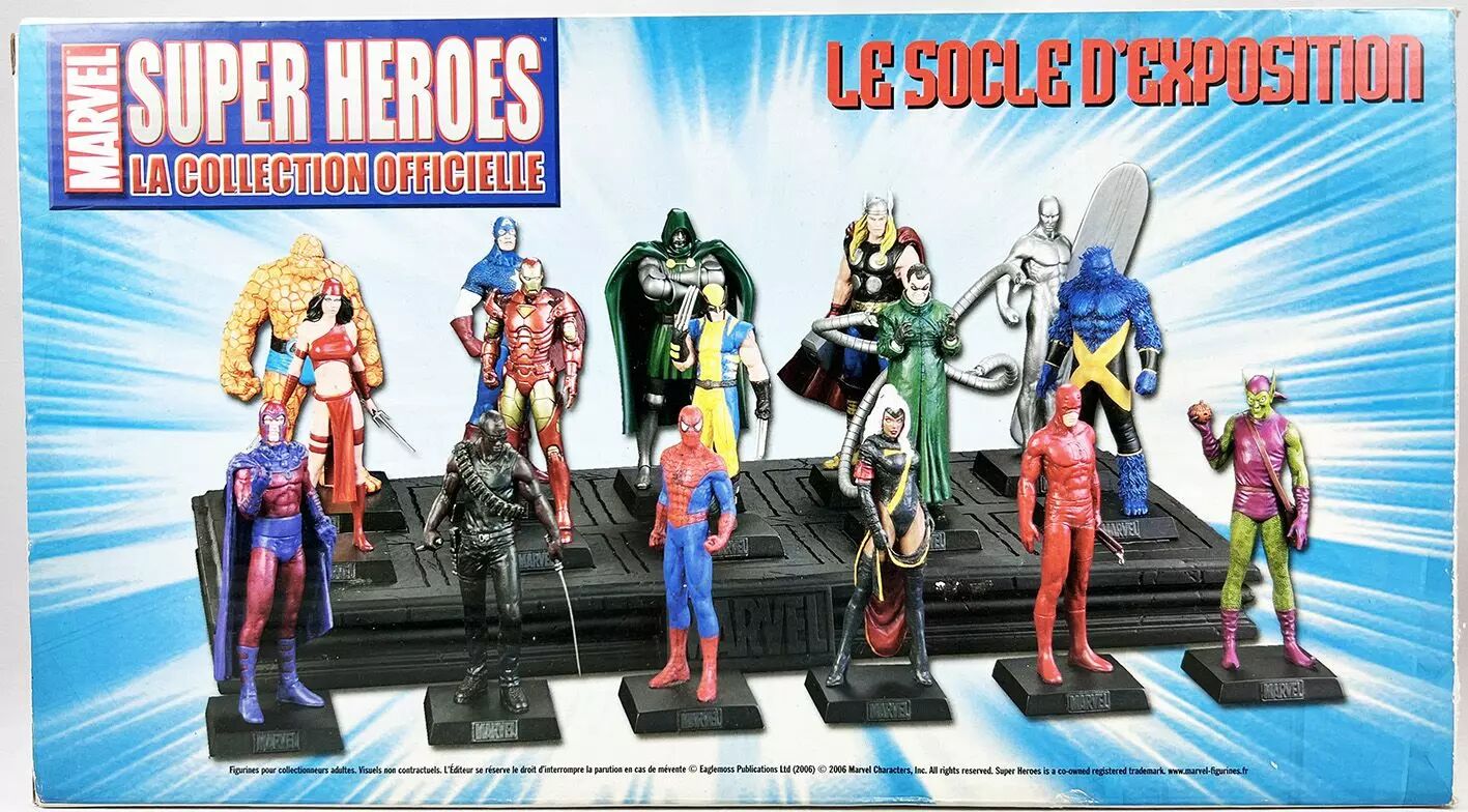Marvel Super Heroes Eaglemoss Figures display stand