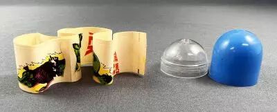 Marvel Super-Heroes - Flicker 4 Stickers Set Gumball Machine (1966) - Hulk