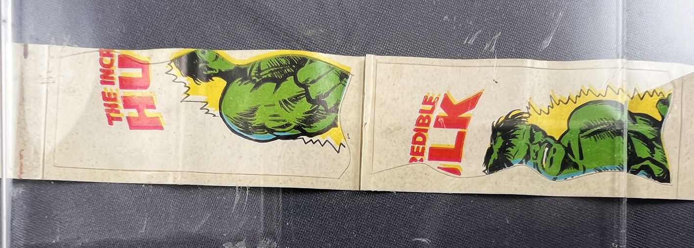 Marvel Super-Heroes - Flicker 4 Stickers Set Gumball Machine (1966) - Hulk