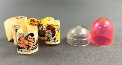 Marvel Super-Heroes - Flicker 4 Stickers Set Gumball Machine (1966) - Sub-Mariner, Dorma vs Krang