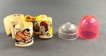 Marvel Super-Heroes - Flicker 4 Stickers Set Gumball Machine (1966) - Sub-Mariner, Dorma vs Krang