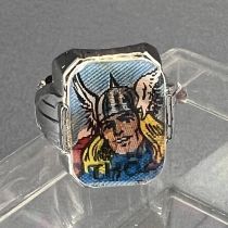 Marvel Super-Heroes - Flicker Lenticular Ring (Vari-Vue) Gunball Machine (1966) - Thor