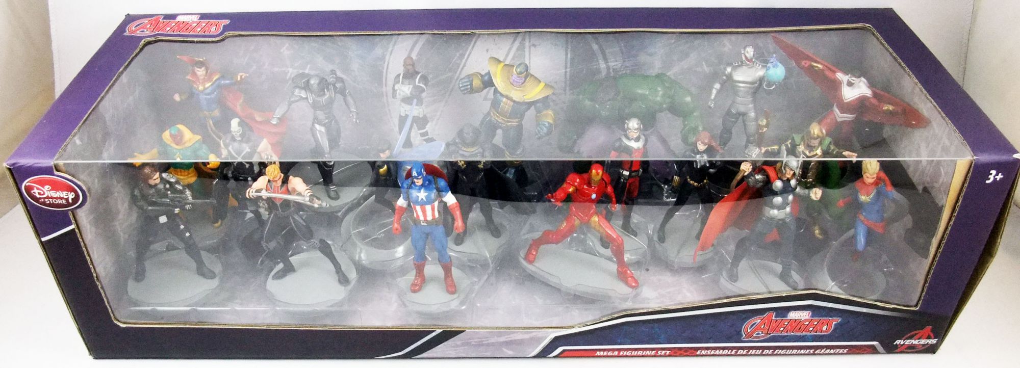 Petite figurine d'action Avengers Marvel, mini statue Disney