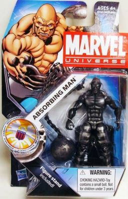 Marvel Universe 3.75 figure Absorbing Man series 3 complete & excellent 
