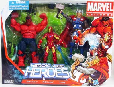 Marvel Universe 3.75" Red Hulk Loose Action Figure 