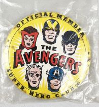 Marvel Vintage - Avengers «Official Member Superhero Club» Bagged Button 1966