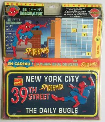 Marvel Vintage - Calculator & Plaque M�tal Immat Usa Collector - Art & Collection 1996