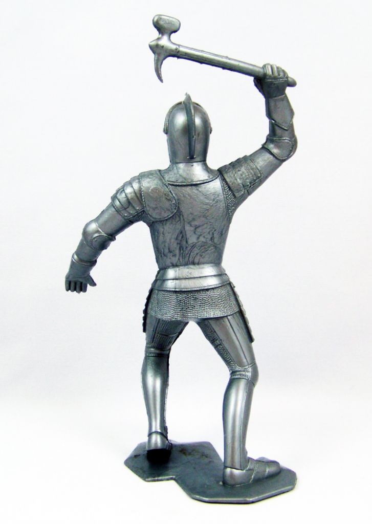 Louis Marx, Toys, Vintage Louis Marx Plastic Figure Knight 6 Inches  Medieval Hand Painted