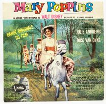 Mary Poppins - Disque 45T Buena Vista Records - Bande Originale du Film