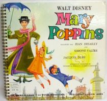 Mary Poppins - Record-Book LP - Ades Record / Le Petit Menestrel 1964