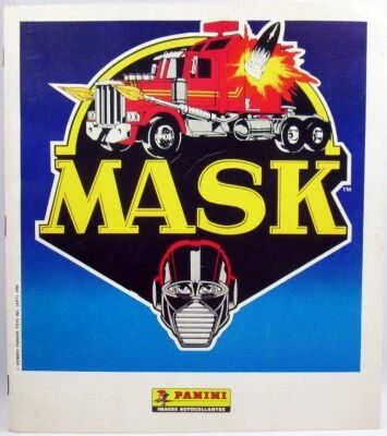 M.A.S.K. - Album Collecteur de Vignettes Panini France (complet avec poster)