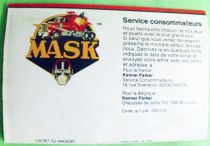 M.A.S.K. - Catalogue dépliant - Kenner France