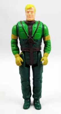VINTAGE KENNER TOYS M.A.S.K FIGURE MATT TRAKKER JUNGLE CHALLENGE Backpack Helmet