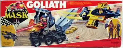 M.A.S.K. - Kenner - Goliath with Matt Trakker & Nevada Rushmore (U.S.A.)